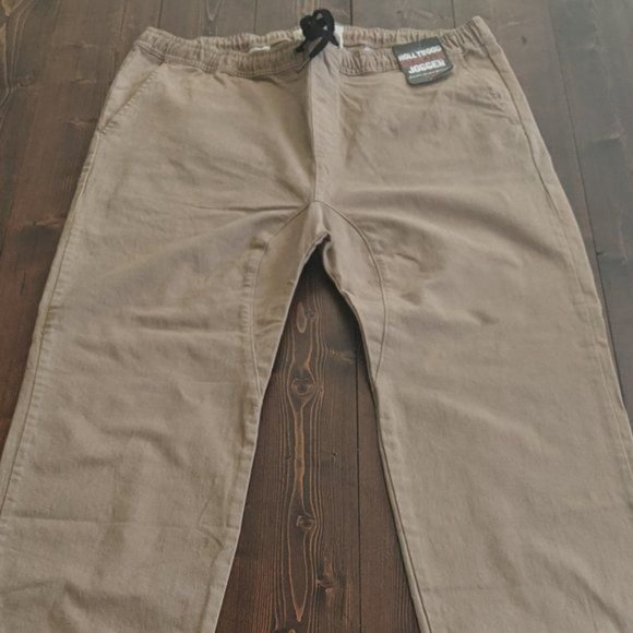 NWT Men's Hollywood Stretch Jogger Khaki XL Signature Comfort - Picture 5 of 15